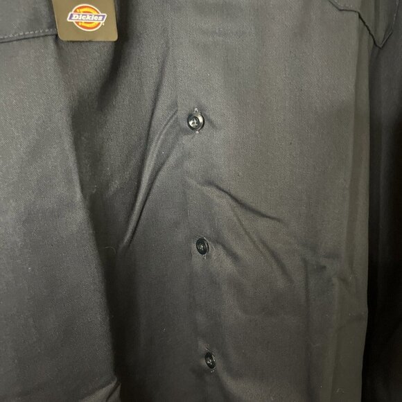Dickies Men's Short Sleeve Work Shirt Blue/Black New W/O Tags 4XL - Picture 6 of 14